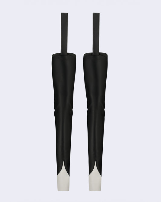 Leather Zipper Stockings