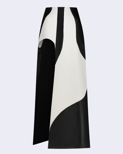 Leather Slit Skirt