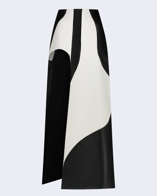 Leather Slit Skirt