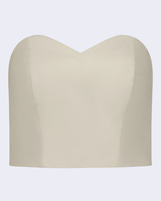 Pear Leather Bustier