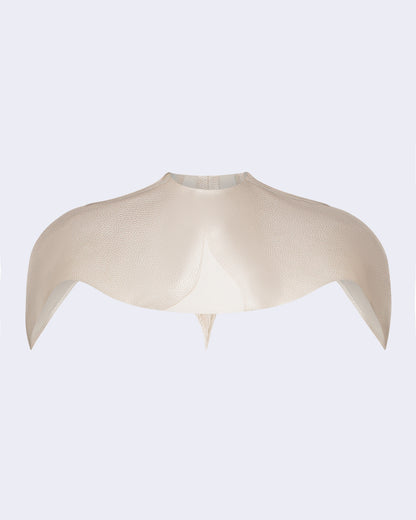 Pearl Leather Shoulder and Neckpiece